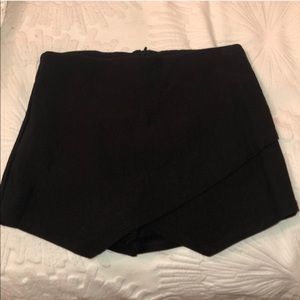 Blue blush Black Envelope Skort